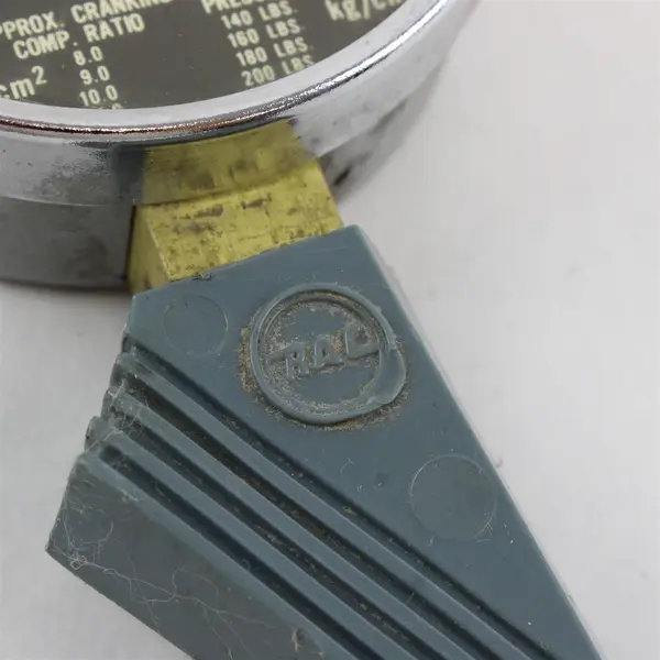 Vintage RAC 0-300 PSI Engine Compression Tester 2.5" Gauge