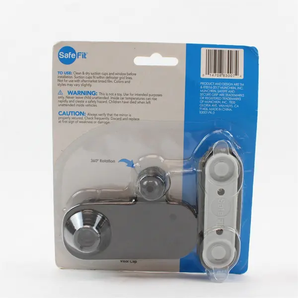 SafeFit 2-in-1 Baby Car Mirror Suction Cup Window Adjustable - New