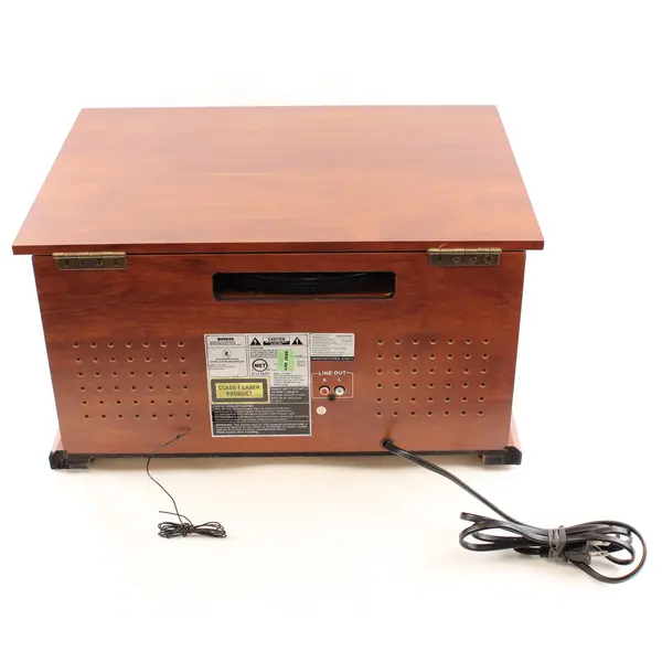 Victrola Nostalgic 6-in-1 Bluetooth Record Player & Multimedia Center - Mahogany