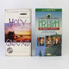Lot of 2 VHS Tapes Irish Homecoming Bill & Gloria Gaither