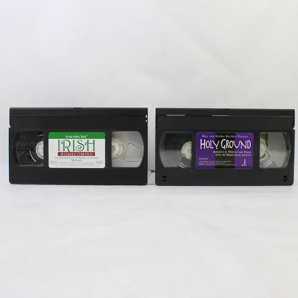 Lot of 2 VHS Tapes Irish Homecoming Bill & Gloria Gaither