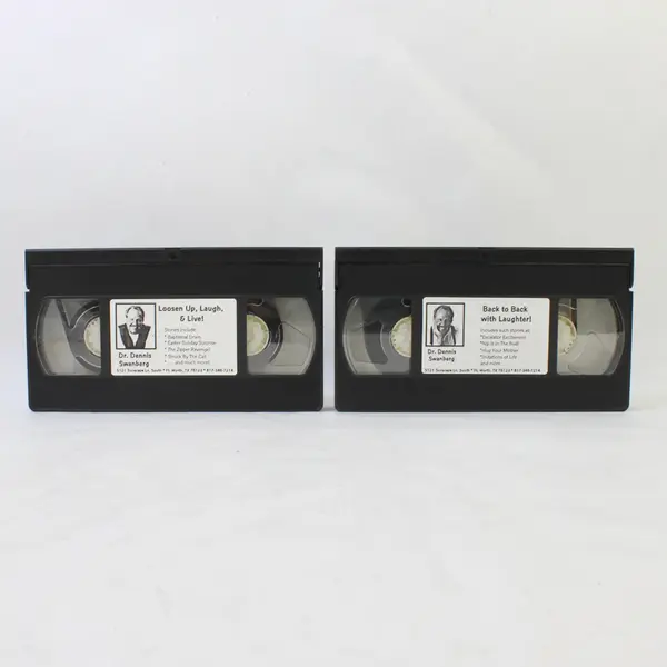 Lot of 2 Dennis Swanberg VHS Tapes Back to Back Laughter Loosen Up