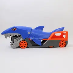 Hot Wheels Shark Chomp Transporter Toy Vehicle - Used