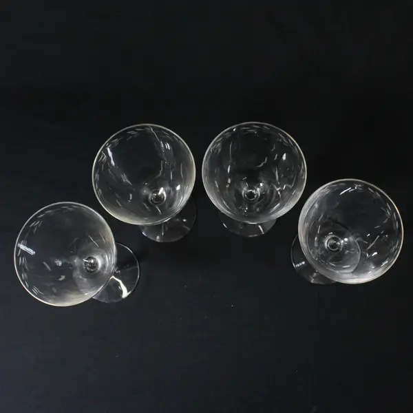 Set of 4 MCM Gorham Adriana Gold Water Goblets 6.5"