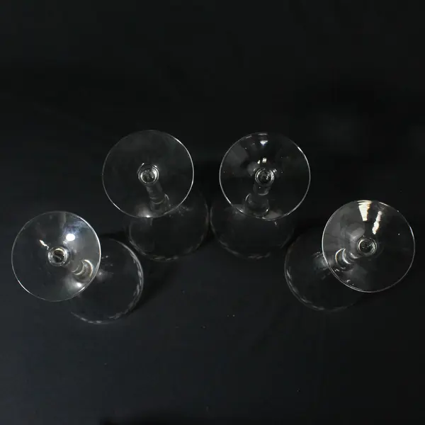 Set of 4 MCM Gorham Adriana Gold Water Goblets 6.5"
