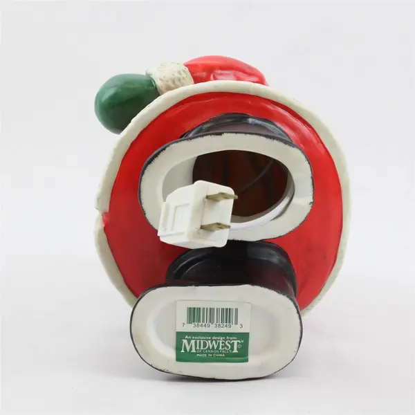 Midwest of Cannon Falls Porcelain Santa Light Holder Collectible New
