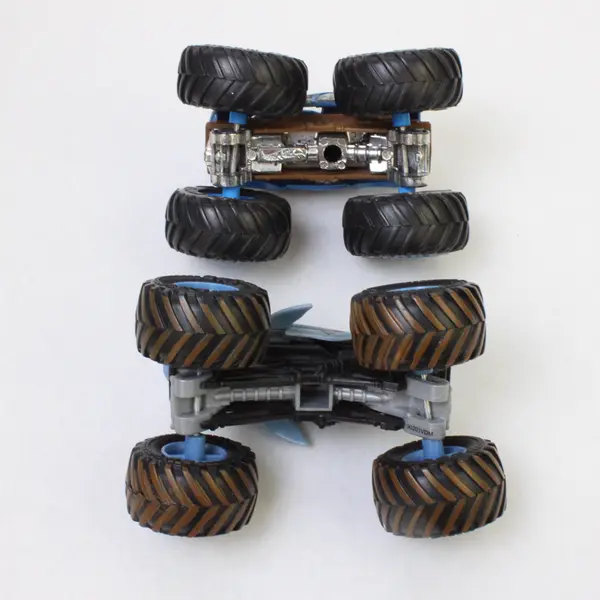 Lot of 2 Monster Trucks - Hot Wheels & Unbranded Shark Diecast