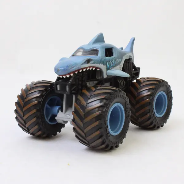 Lot of 2 Monster Trucks - Hot Wheels & Unbranded Shark Diecast