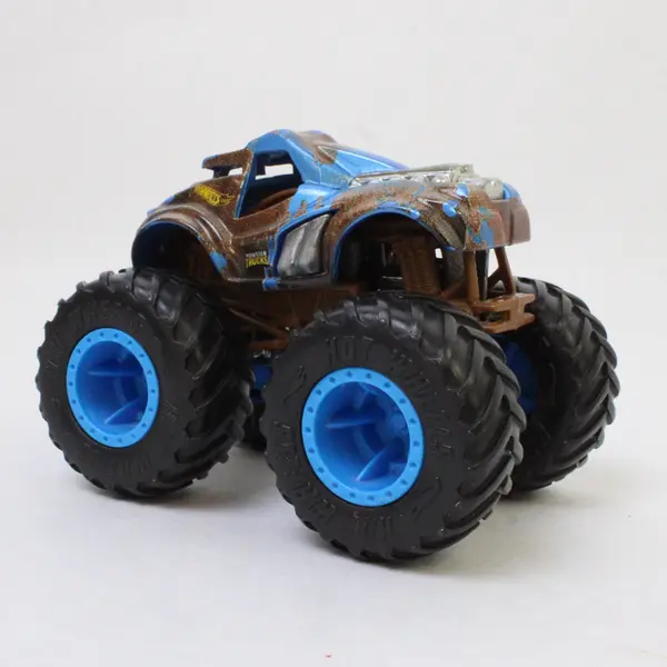 Lot of 2 Monster Trucks - Hot Wheels & Unbranded Shark Diecast