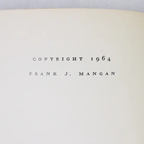 Bordertown: Life & Times of El Paso del Norte Frank J. Mangan 1964 1st Edition