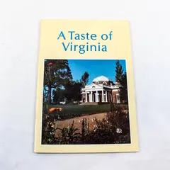A Taste of Virginia 1980 Cookbook Paperback James River Garden Club