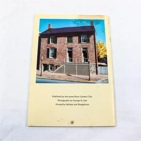 A Taste of Virginia 1980 Cookbook Paperback James River Garden Club