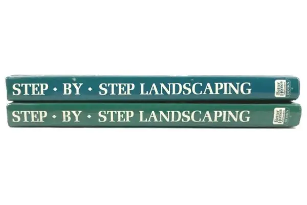 Lot of 2 Better Homes & Gardens Step By Step Landscaping Books 1991