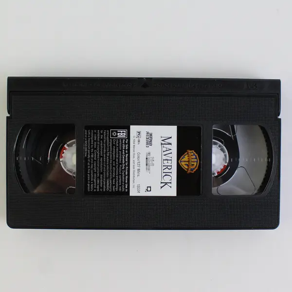 Maverick VHS Tape 1994 Jodie Foster Mel Gibson Western Movie