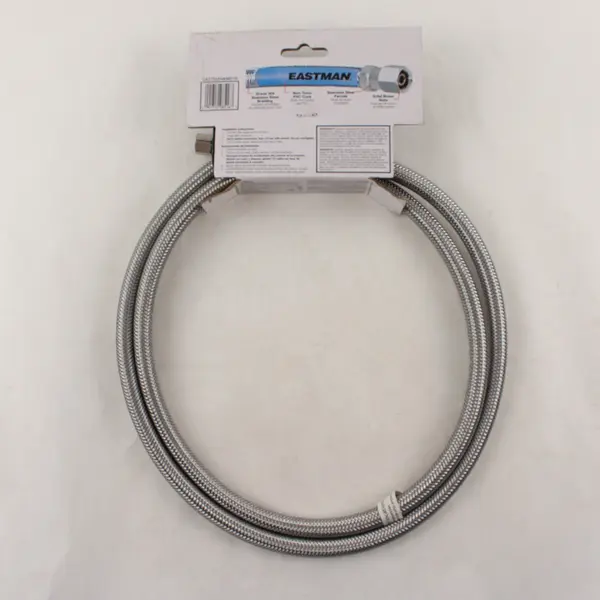 Eastman 5 Ft Steel Flex Refrigerator Ice Maker Connector 98516 NIB