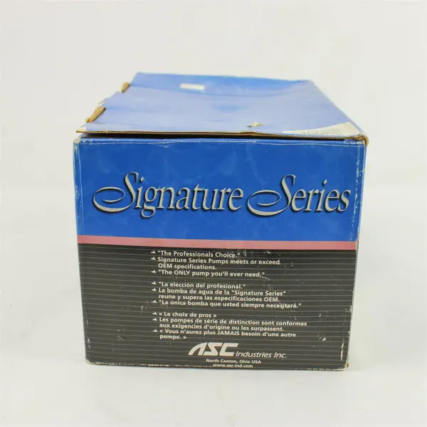 New Open Box Signature Series WP-580 AW9025 Water Pump w/Gasket Subaru 1980-87