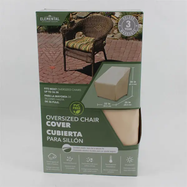 Elemental Oversized Chair Cover - Outdoor Patio Furniture Protective