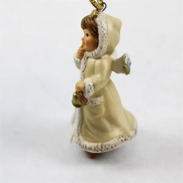 Goebel 1993 Annual Angel with Bell Ornament 18th Edition Figurine 3 inches