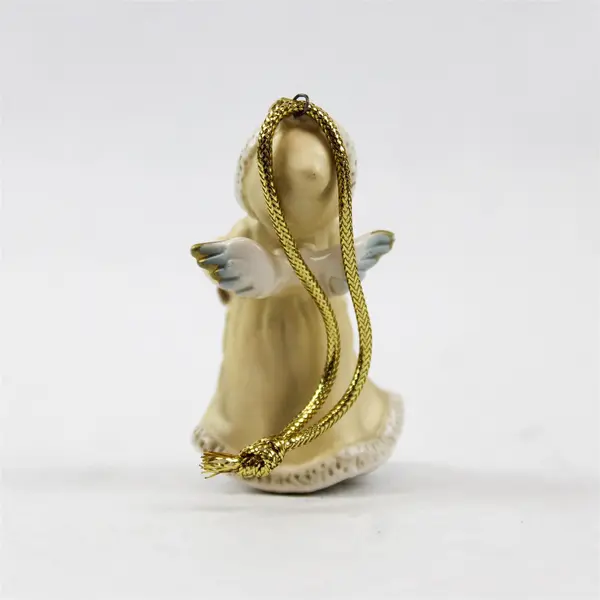 Goebel 1993 Annual Angel with Bell Ornament 18th Edition Figurine 3 inches