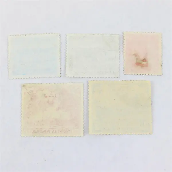 Lot Of 5 Mixed Pakistan Commemorative Stamps Used