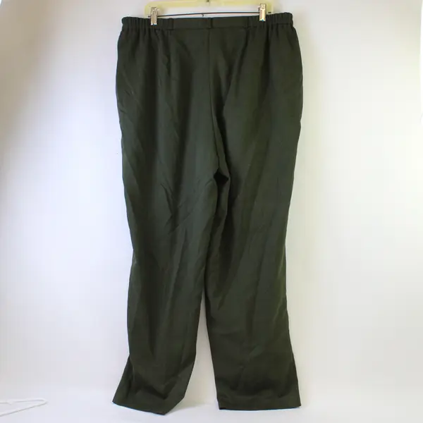 Liz Baker Green Tapered-Leg Dress Pants Women's Size 20W
