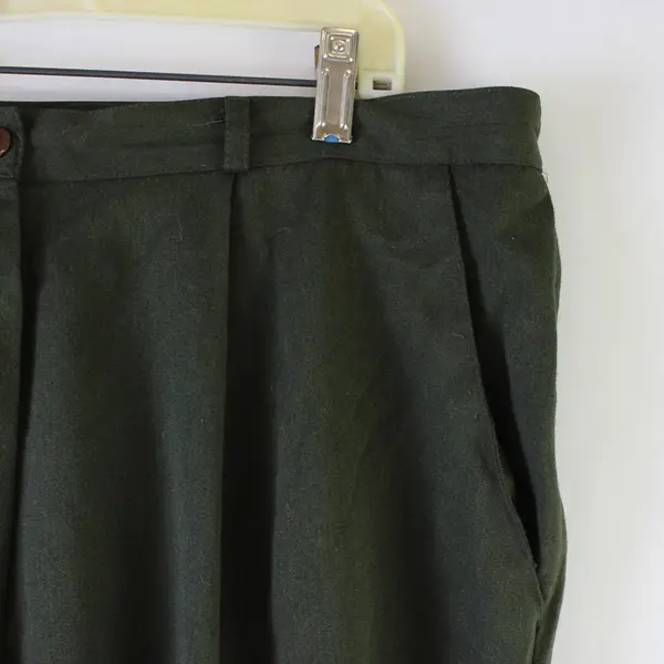 Liz Baker Green Tapered-Leg Dress Pants Women's Size 20W