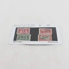 Lot Of 4 Canada Royal Family 1c 3c Stamps 1935-1937 Used Mint