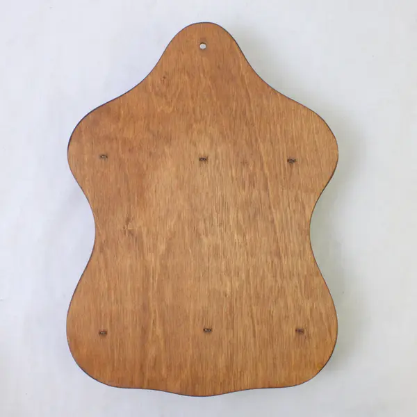 Wooden Souvenir Spoon Display Shelf Holds 12 Spoons Wall-Mount/Tabletop
