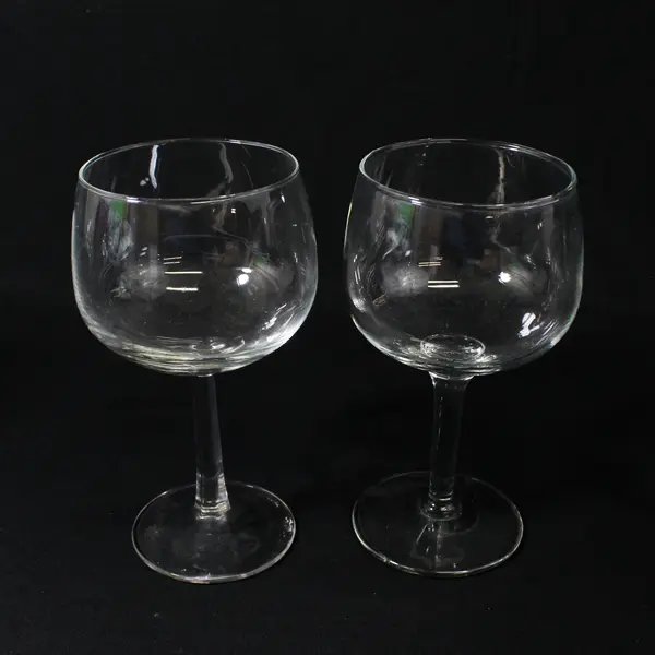 Lot of 5 Mismatched Crystal Wine Glasses 6.5" to 7.5" Tall