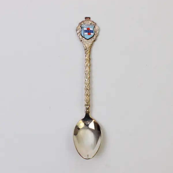 St. Maarten Flag Souvenir Collectible Spoon 5in Travel Memorabilia