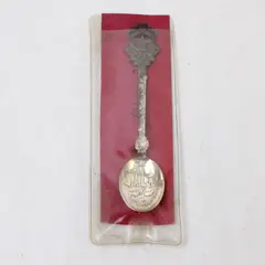 Vintage 1987 Christmas Silver-Plate Souvenir Spoon w/ Box