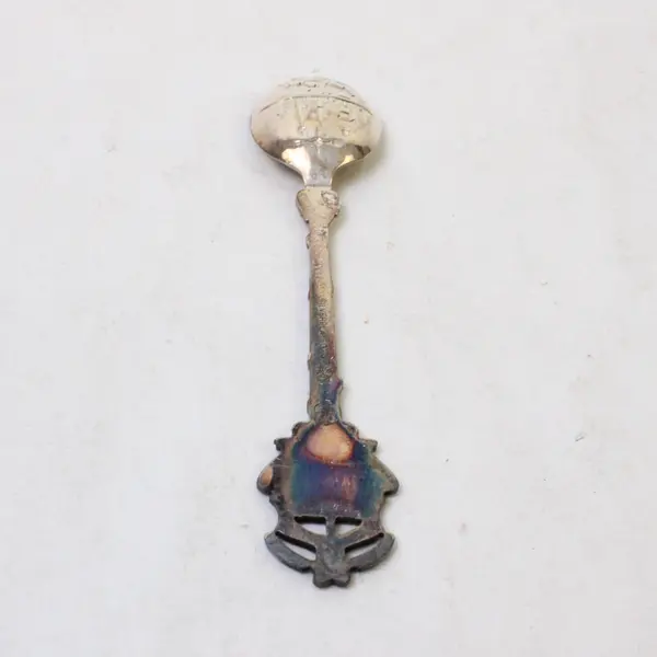 Vintage 1987 Christmas Silver-Plate Souvenir Spoon w/ Box