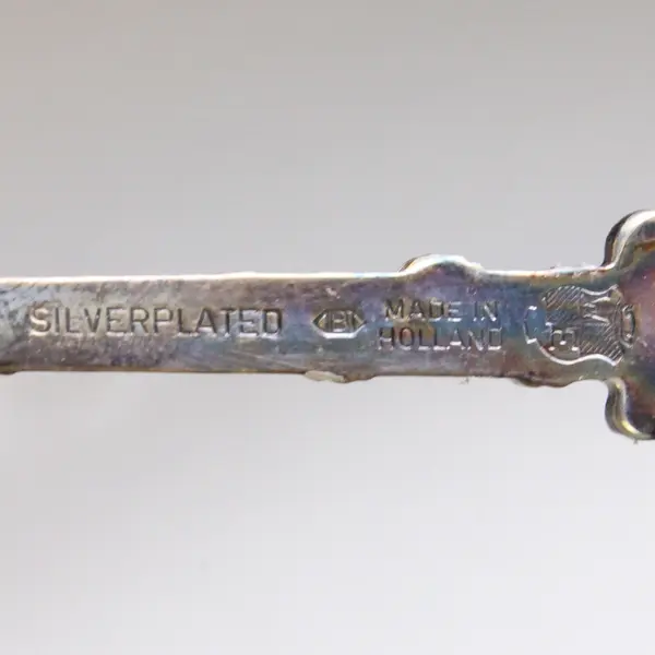 Vintage 1987 Christmas Silver-Plate Souvenir Spoon w/ Box