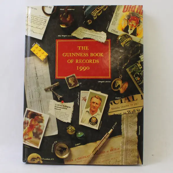 Guinness Book of Records 1990 Hardcover - Good Pre-Owned