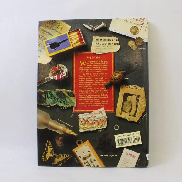 Guinness Book of Records 1990 Hardcover - Good Pre-Owned