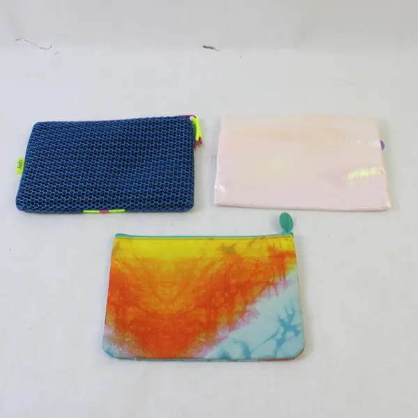  Lot of 3 Ipsy Makeup Bags Cosmetic Pouch Travel Bag