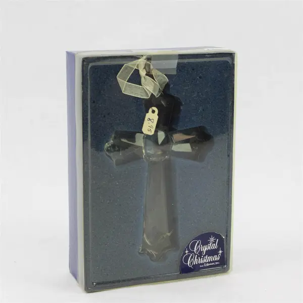 Roman Inc Crystal Cross Ornament 20529 Christmas Faceted Crystal 6.5in