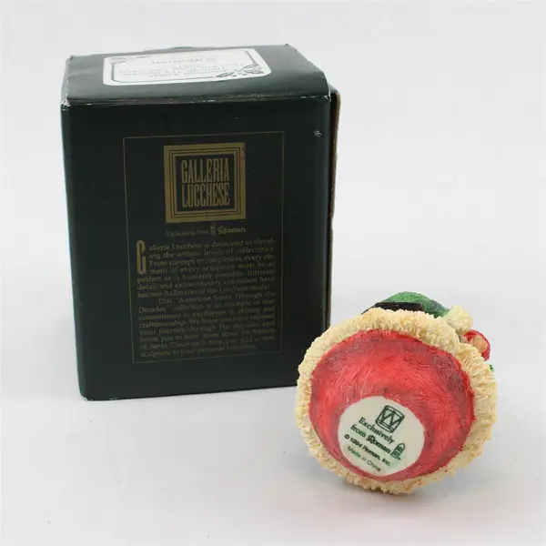 Roman Inc 1910 Santa Christmas Holiday Ornament Figurine w/ Box