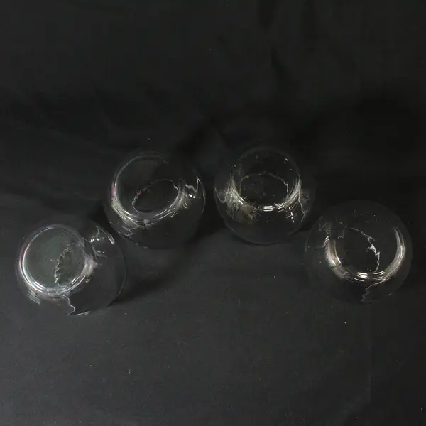 Set of 4 Libbey Stemless Wine Glasses 5"