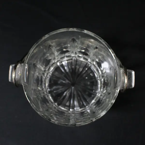 Circle Crystal Beekman Place Ice Bucket