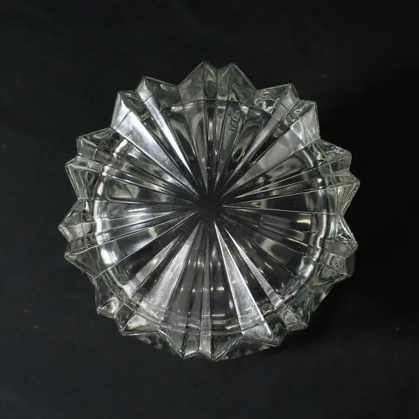 Circle Crystal Beekman Place Ice Bucket