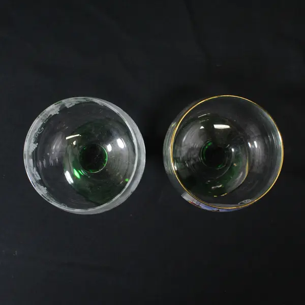 Lot of 2 Cristal D'Arques Roemer Wine Glasses 4.25"