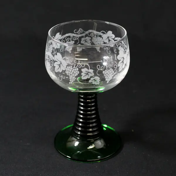 Lot of 2 Cristal D'Arques Roemer Wine Glasses 4.25"