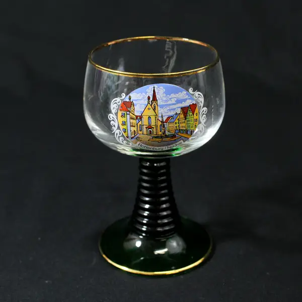 Lot of 2 Cristal D'Arques Roemer Wine Glasses 4.25"