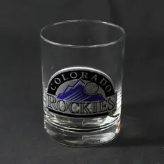 Colorado Rockies Old Fashioned or Rocks Glass 4"