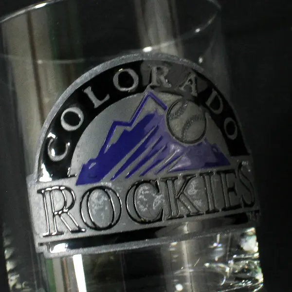 Colorado Rockies Old Fashioned or Rocks Glass 4"