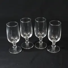 Set Of 4 Straight Sided Cordials Liqueur Glasses 4"