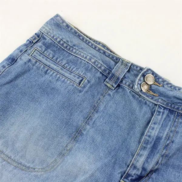 Faded Glory Women's Size 16W Medium Wash Modern Denim Shorts