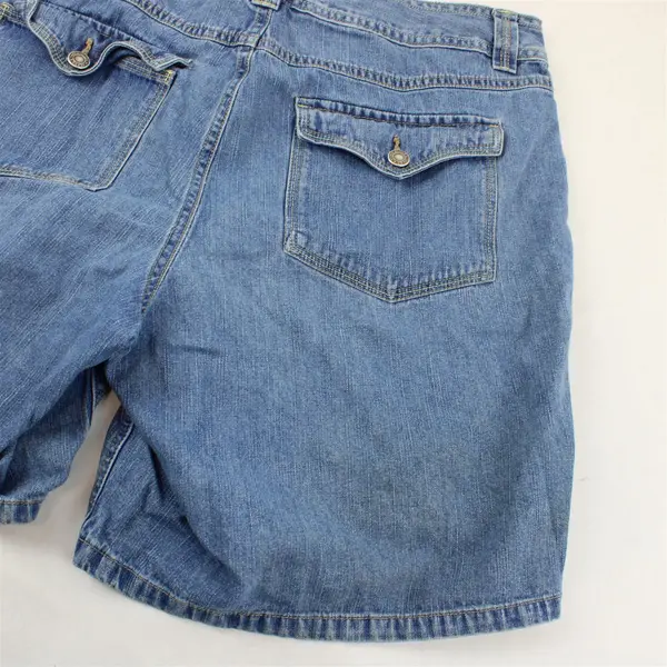Faded Glory Women's Size 16W Medium Wash Modern Denim Shorts