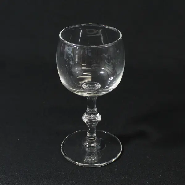 Set Of 6 Vintage Libbey Georgian Clear Rhine Wine Glasses 4-7/8” 